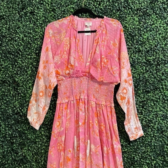 NWT Hemant and Nandita Ruffled Maxi Dress - Picture 4 of 14